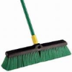 Rubbermaid ® Quickie® Bulldozer™ 528ZQK 18 in Polypropylene Tight Grip Multi-Surface Push Broom