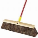 Rubbermaid ® Quickie® Bulldozer™ 526 18 in Palmyra Fiber Natural Rough Sweep Push Broom