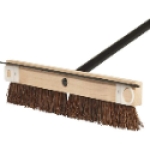 DQB 11918-2 Threaded Hardwood Head/Palmyra Bristle Hardwood Head/Palmyra Bristle Driveway Applicator Brush