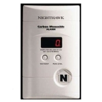 A Carrier Company Kidde 900-0076-01 Nighthawk Series 120 V 60 Hz White Carbon Monoxide Alarm