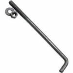 ACORN® AB1210 1/2 in 10 in Plain Steel Anchor Bolt