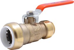 Cash Acme Sharkbite 25551LFA 1 in x 3/4 in CTS PVC Ball Valve