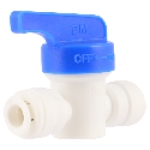 Cash Acme Sharkbite 25437 1/4 in Quick-Connect x MPT Polymer Straight Valve Push to Fit Valve