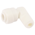 Cash Acme Sharkbite 25432 1/4 in x 1/8 in SharkBite x MIP White Push Fit Elbows Push-Fit Elbow