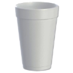 DART® DCC10J10 10 oz Styrofoam White Hot/Cold Foam Cup