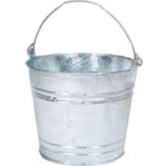 OMEGA OHT-12 Round 64 gal Hot Dipped Galvanized Cleaning Tub