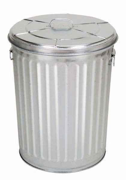 OMEGA OTSC-20 20 gal Galvanized 16.65 in Trash Can