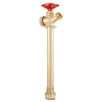 Homewerks Faucets LDR 020-6710 3/4 in x 1/2 in Cast Iron 10 in Length Anti-Siphon Frost-Proof Sillcock