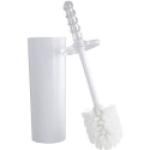 HOMEWERKS® 167 4758WT White Plastic Toilet Bowl Brush with Caddy