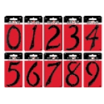 HILLMAN™ 841616 Number 0 4 in Die Cast Aluminum Nail-On House Number