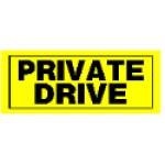 HILLMAN™ 841806 English PRIVATE DRIVE Plastic Private Drive Sign