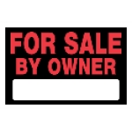 HILLMAN™ 840030 English FOR SALE BY OWNER Plastic Sale by Owner Sign