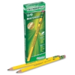 Dixon® by Ticonderoga® 13308 #2 Yellow Wood Pencils With Eraser