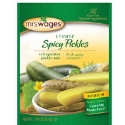 Kent Precision Foods Group Mrs. Wages® W658-H3425 1.85 oz Pouch Dehydrated Vegetables, Salt Spice, Spice Extractives, Medium Spicy Pickle Refrigerator Mix