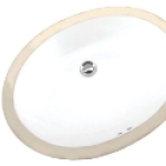 Mansfield China Maverick I 249BONE 14-3/4 in x 12-1/8 in 4 in Bone Self-Rimming Bathroom Sink