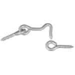 National Hardware™ N117-853 V2000 1-1/2 in Steel Zinc Plated Hook and Eye