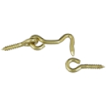 National Hardware™ N118-083 V2001 1-1/2 in Solid Brass Hook and Eye