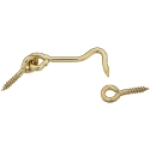 National Hardware™ N118-117 V2001 2 in Solid Brass Hook and Eye