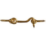 National Hardware™ N118-133 V2001 2-1/2 in Solid Brass Hook and Eye