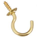 National Hardware™ N119-628 V2021 5 lb 5/8 in Solid Brass Cup Hook