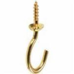 National Hardware™ N119-644 V2021 10 lb 3/4 in Solid Brass Cup Hook