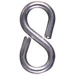 National Hardware™ N121-350 V2072 20 lb Steel Zinc Plated Closed S-Hook