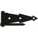 National Hardware™ N165-464 V844 50 lb Hot Rolled Steel Ornamental Screw/Strap Hinge