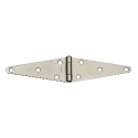 National Hardware™ N128-074 V282BC 40 lb 6 in Hot Rolled Steel Heavy Strap Hinge