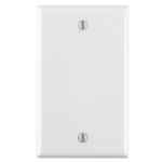 Leviton® 001-88014-000 4-1/2 in 1 Gang White Smooth Thermoset Plastic Device Mount Blank Wallplate