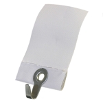 HILLMAN™ 121148 1 lb Fabric White Small Adhesive Hanger