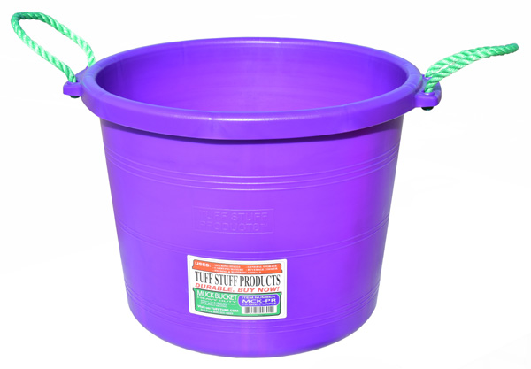 Tuff Stuff MCK-PR 70 qt Polyethylene Purple Muck Bucket