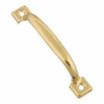 National Hardware™ N117-754 V200 4-3/4 in Steel Brass Door Pull