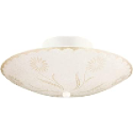 dh® 501619 Todays Design House Series 120 V 120 W Medium Globe Floral Design Ceiling Light