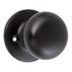 The Design House 778928 Cambridge Dummy Door Knob in matte black