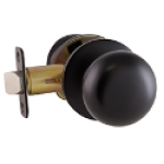 The Design House 778951 Cambridge Passage Door Knob in Matte Black