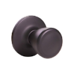 The Design House 779249 Tulip Dummy Door Knob in Matte Black