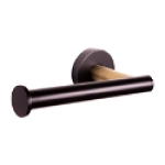 The Design House 582742-BGD Kelton Black & Gold Toilet Paper Holder