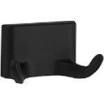 The Design House 544593 Millbridge Matte Black Double Robe Hook