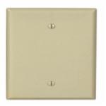 Eaton Cooper Wiring Device 2729V-BOX 5-1/4 in 1 Gang Ivory Thermoset Plastic Surface/Threaded Mount Oversized Blank Wallplate