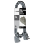 PRIME WIRE EC680506L 6ft 14/3 SPT-3 Gray Air Conditioner Cord