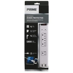 PRIME® Wire & Cable PB505104 125 V 15 A 1875 W Surge Protector