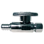 Mueller Industries B&K™ 191-832HC 1/2 in x 3/8 in F1807 Pex x Compression Brass Straight Lead-Free Stop Valve