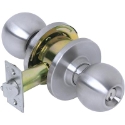 Tell™ CL100008 Grade 2 2-3/8 x 2-3/4 in 1-3/8 - 1-3/4 in Entry Ball Knob Lock