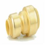 American Granby BPRC1X3/4NL 1 in x 3/4 in Push-Fit Forged Brass Reducer Tube Coupling