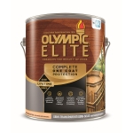 PPG Paints OLYMPIC® ELITE™ 80204/01 1 gal Brown Semi-Transparent Low VOC Advanced Stain and Sealant