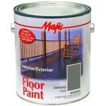 Yenkin-Majestic Majic Paints 8-0120-1 1 gal Pail Battleship Gray Interior/Exterior Floor Paint