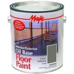 Yenkin-Majestic Majic Paints 8-0120-2 1 qt Pail Battleship Gray Interior/Exterior Floor Paint