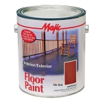 Yenkin-Majestic Majic Paints 8-0121-1 1 gal Pail Tile Red Interior/Exterior Floor Paint