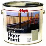 Yenkin-Majestic Majic Paints 8-0122-1 1 gal Pail Dark Brown Interior/Exterior Floor Paint