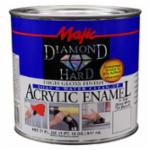 Yenkin-Majestic Majic Paints DIAMOND HARD 8-1581-2 1 qt Can White Gloss Interior/Exterior Acrylic Enamel Paint